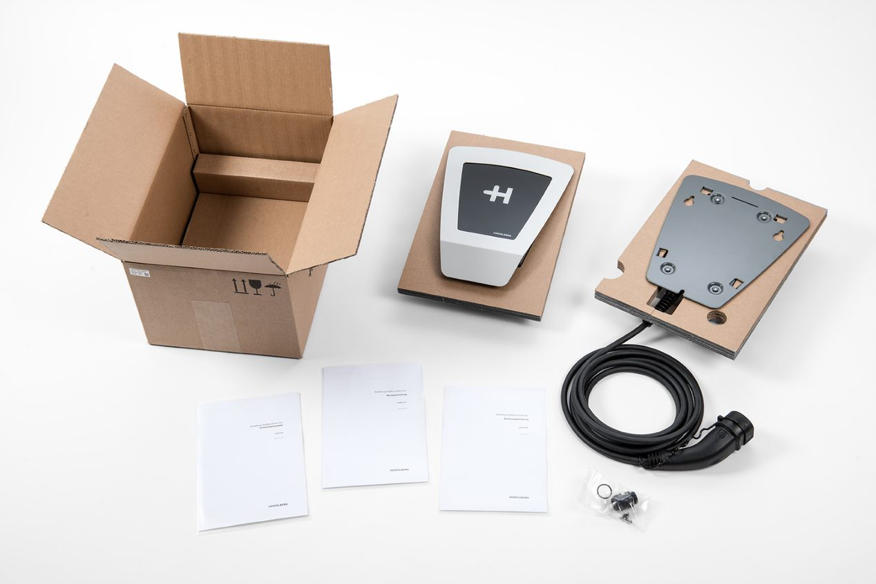 HEIDELBERG WALLBOX HOME ECO 3.5 M Ladestation für Elektrofahrzeuge, Kabellänge: 3,5 m