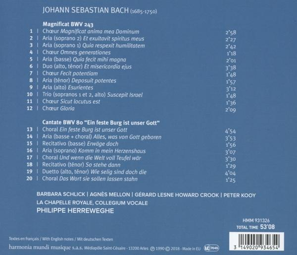 Collegium Vocale Philippe Herrewegh - Magnificat BWV 24  - (CD)