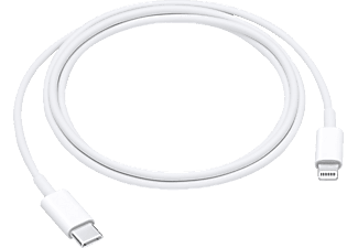 APPLE USB-C vers Lightning - Données/câble de charge (Blanc)