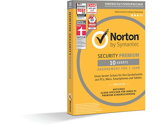 NORTON™ Security Premium für 10 Geräte (download Code ohne Datenträger) - [PC]
