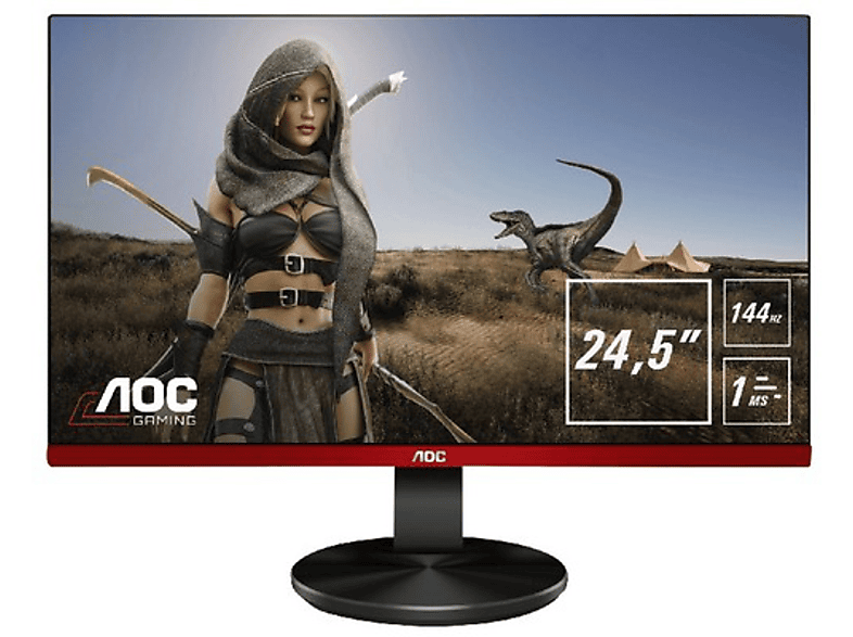 Monitor Gaming Aoc g2590px 24.5 400 cdm² freesync tn 1ms negro led fullhd 144hz 245 altavoces de 25 144 1920 1080 pixeles 1 premium flickerfree shadow 24.562.2cm 1920x 2xhdmi