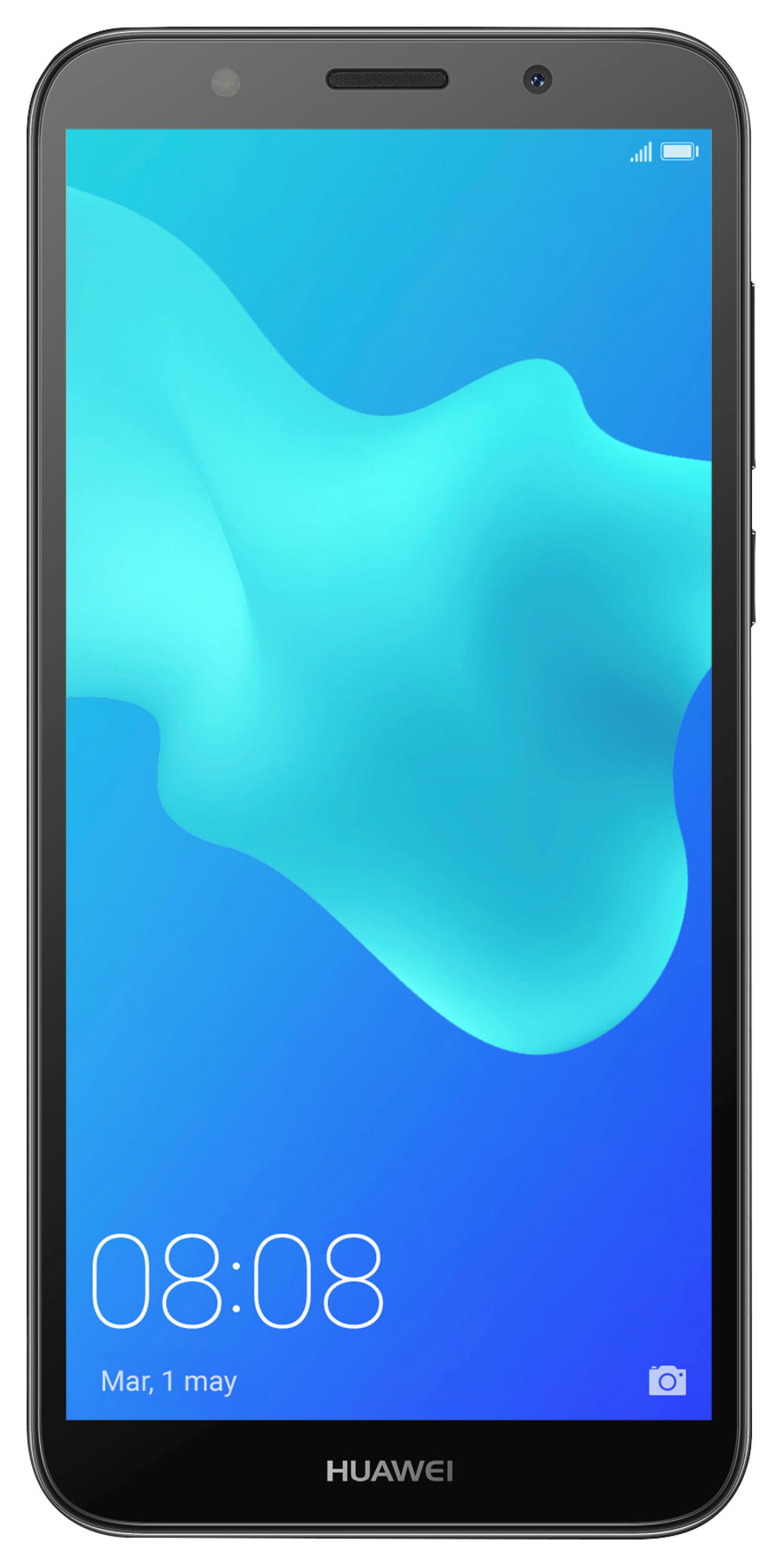 Móvil - Huawei Y5 (2018), Negro, 16 GB, 2 GB RAM, 5.5", MediaTek MT6580, 3000 mAh, Android