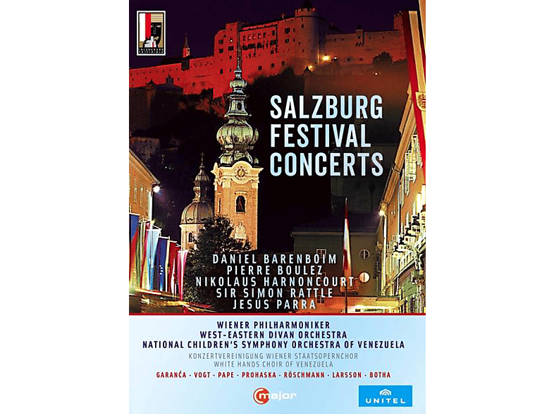 Barenboim/Harnoncourt/Rattle/Boulez - Salzburg Festival Concerts - (DVD)