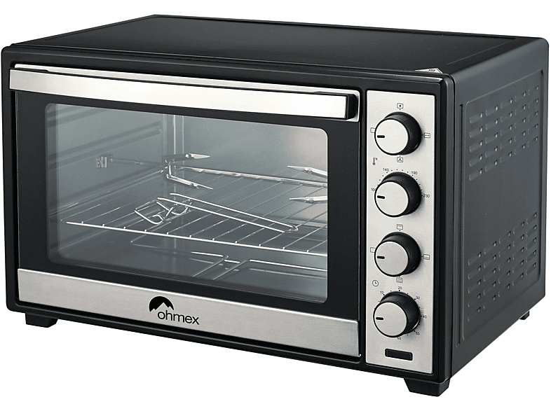OHMEX OVN-3838 - Minibackofen (Silber/Schwarz)