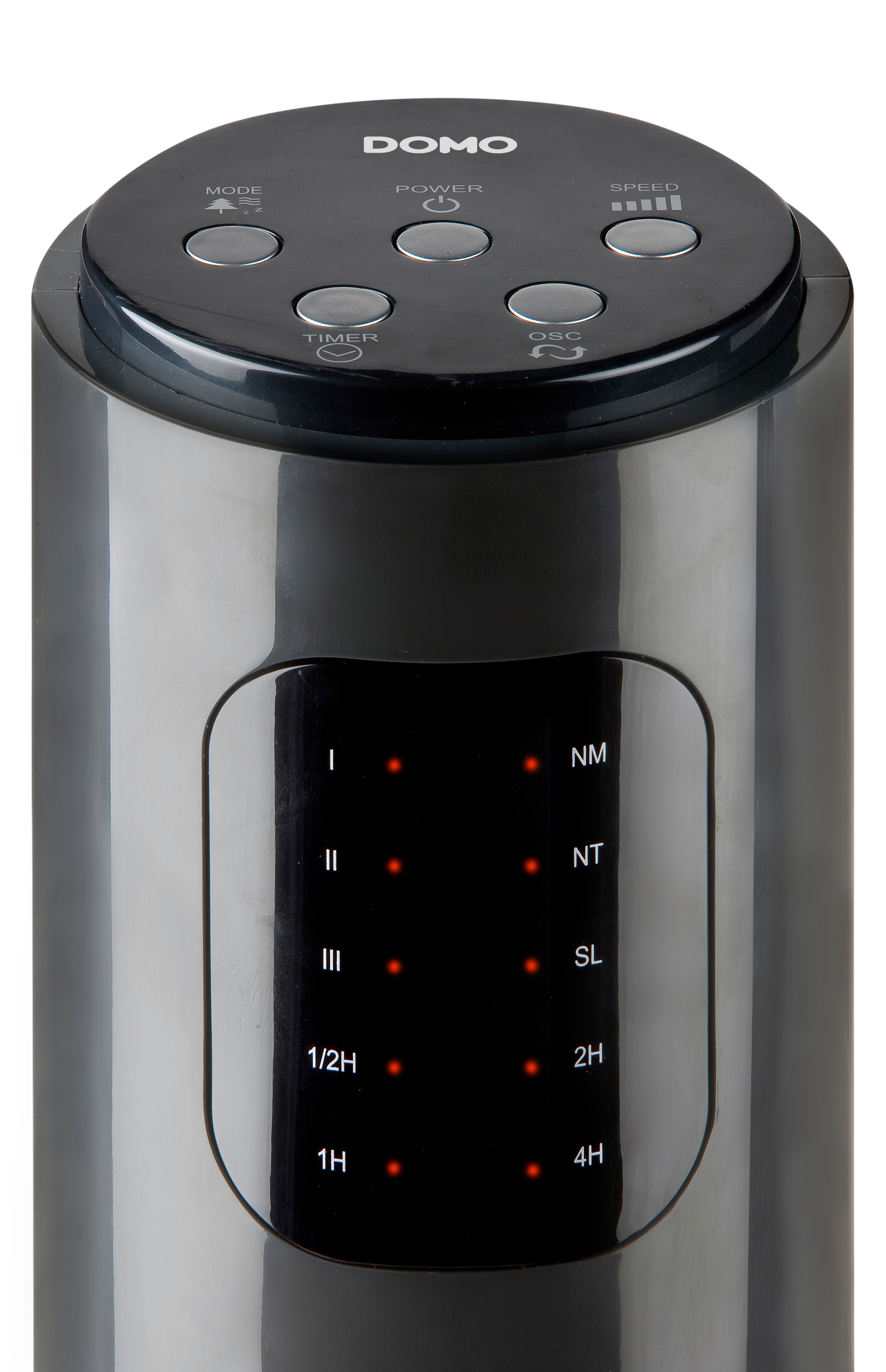 DOMO DO8124 Turmventilator Schwarz (45 Watt)