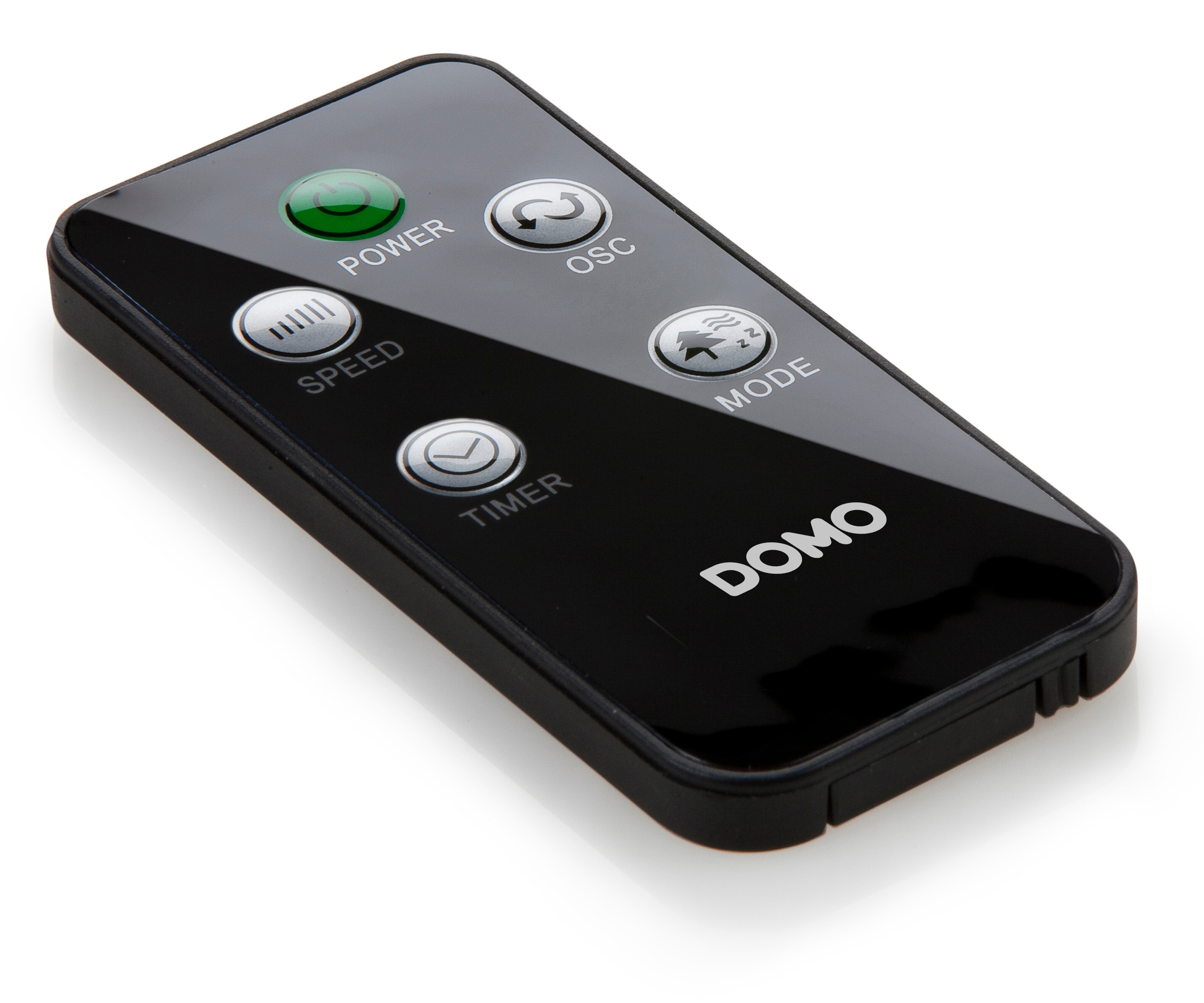 DOMO DO8123 Turmventilator Schwarz/Silber (45 Watt)