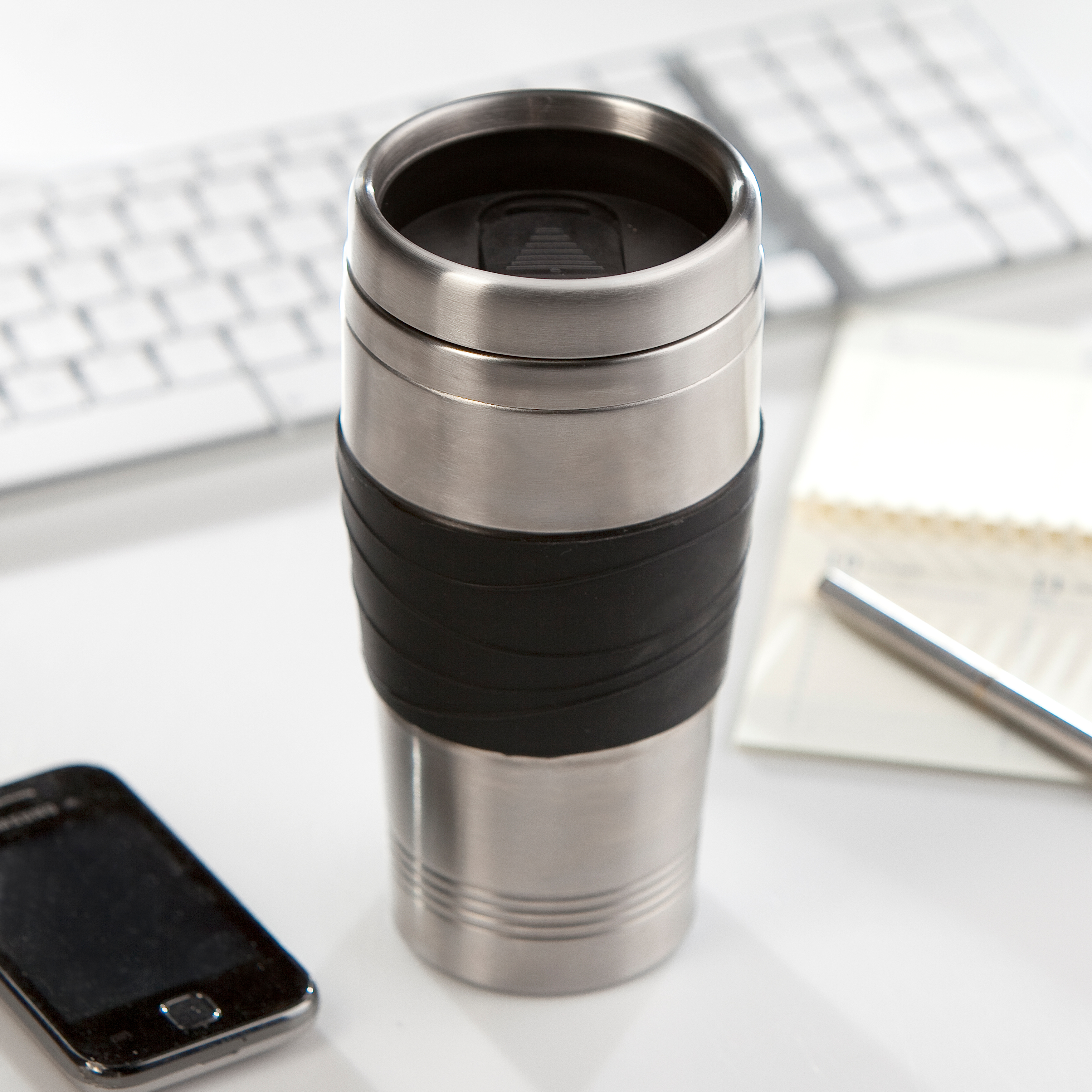 DOMO DO437K My Coffee Kaffeemaschine Edelstahl/Schwarz