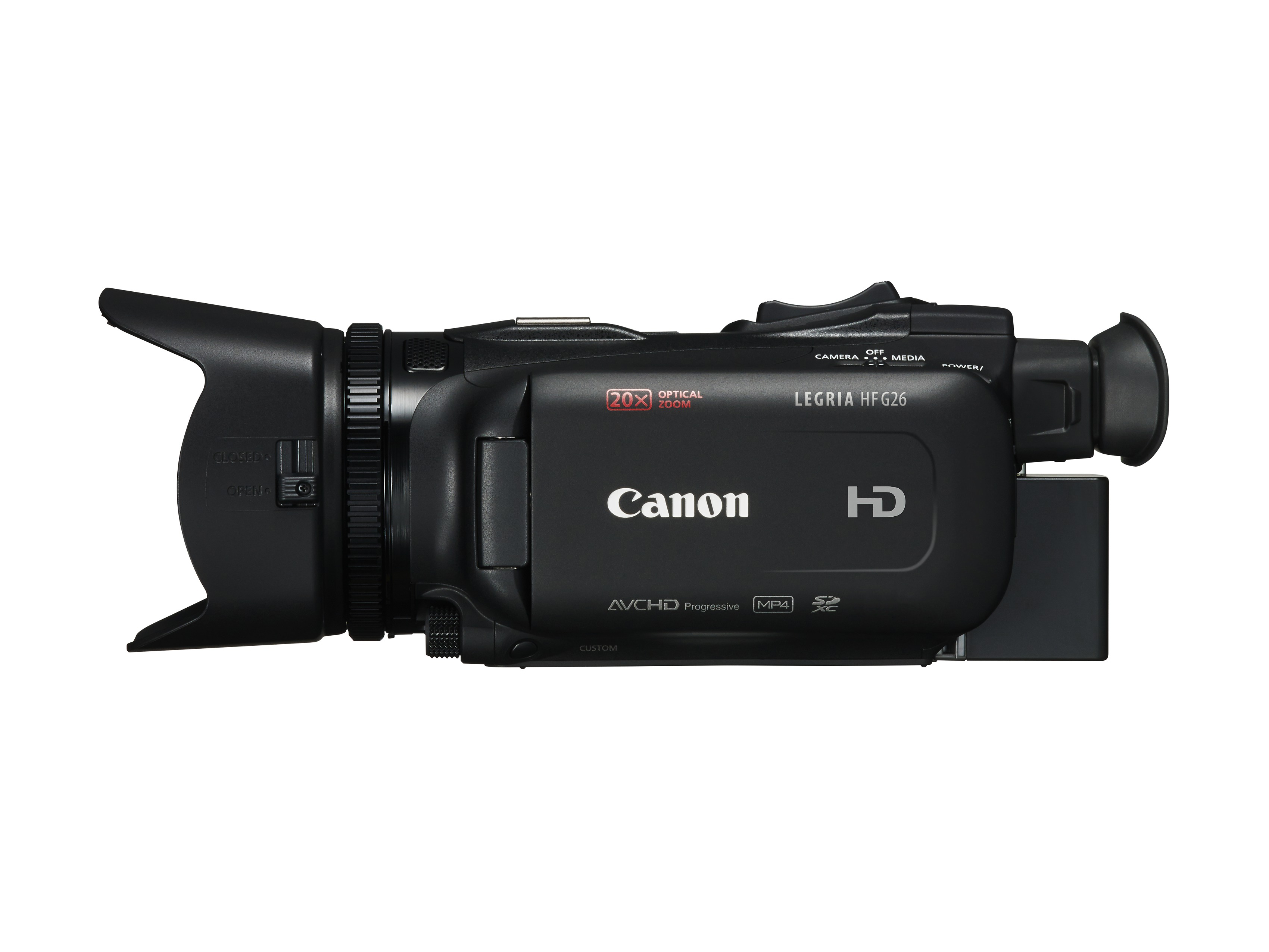 CANON Legria HF G26 Camcorder , 1/2.84-Zoll-Typ optimierter HD CMOS PRO 3,09 Megapixel, 20 fachopt. Zoom