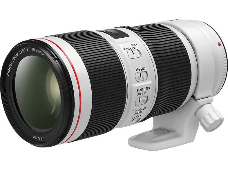 CANON EF 70 mm 200 mm f/4 EF, LReihe, IS II, USM (Objektiv für Canon