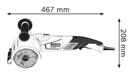 BOSCH PROFESSIONAL GSI 14 CE Palástcsiszoló szatináló - 06018B1001