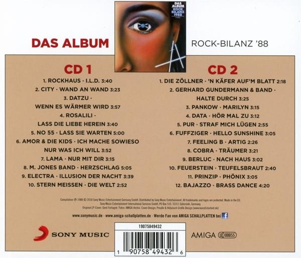VARIOUS - Rock-Bilanz 1988  - (CD)