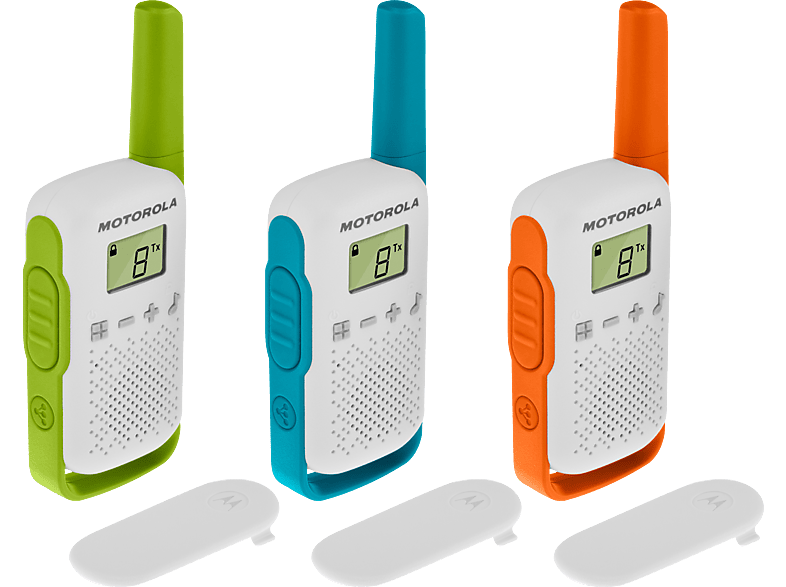 Motorola Tlkr T42 Walkie Talkie Grun Weiss Blau Weiss Orange Weiss Walkie Talkie Kaufen Saturn