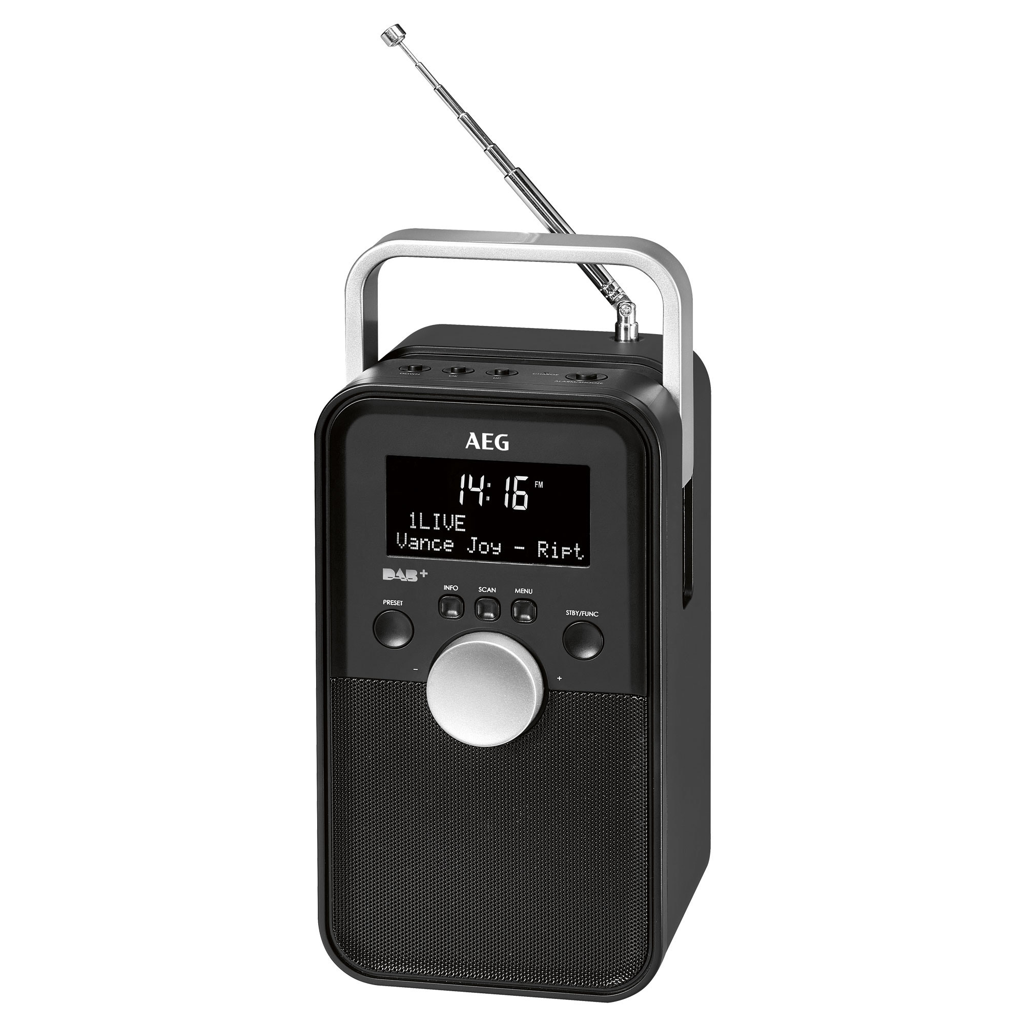 AEG DR 4149 Digitalradio, Digital Radio, DAB+, DAB, Schwarz