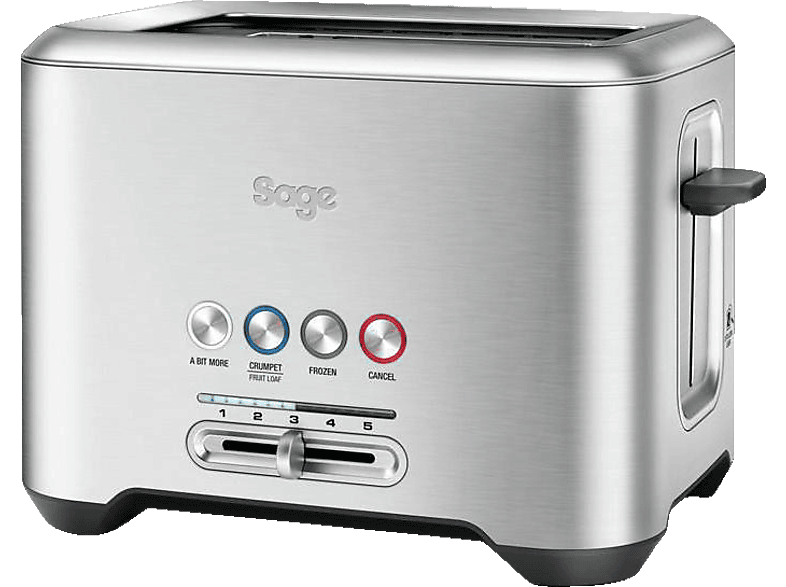 Sage The Smart Toast 2 Slice STA825BAL2EEU1 2-Scheiben-Toaster 1000W Edelstahl 