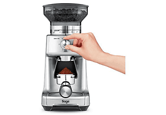 SAGE SCG600SIL2EEU1 The Dose Control Pro Kaffeemühle Silber (130 Watt, Edelstahl-Kegelmahlwerk)