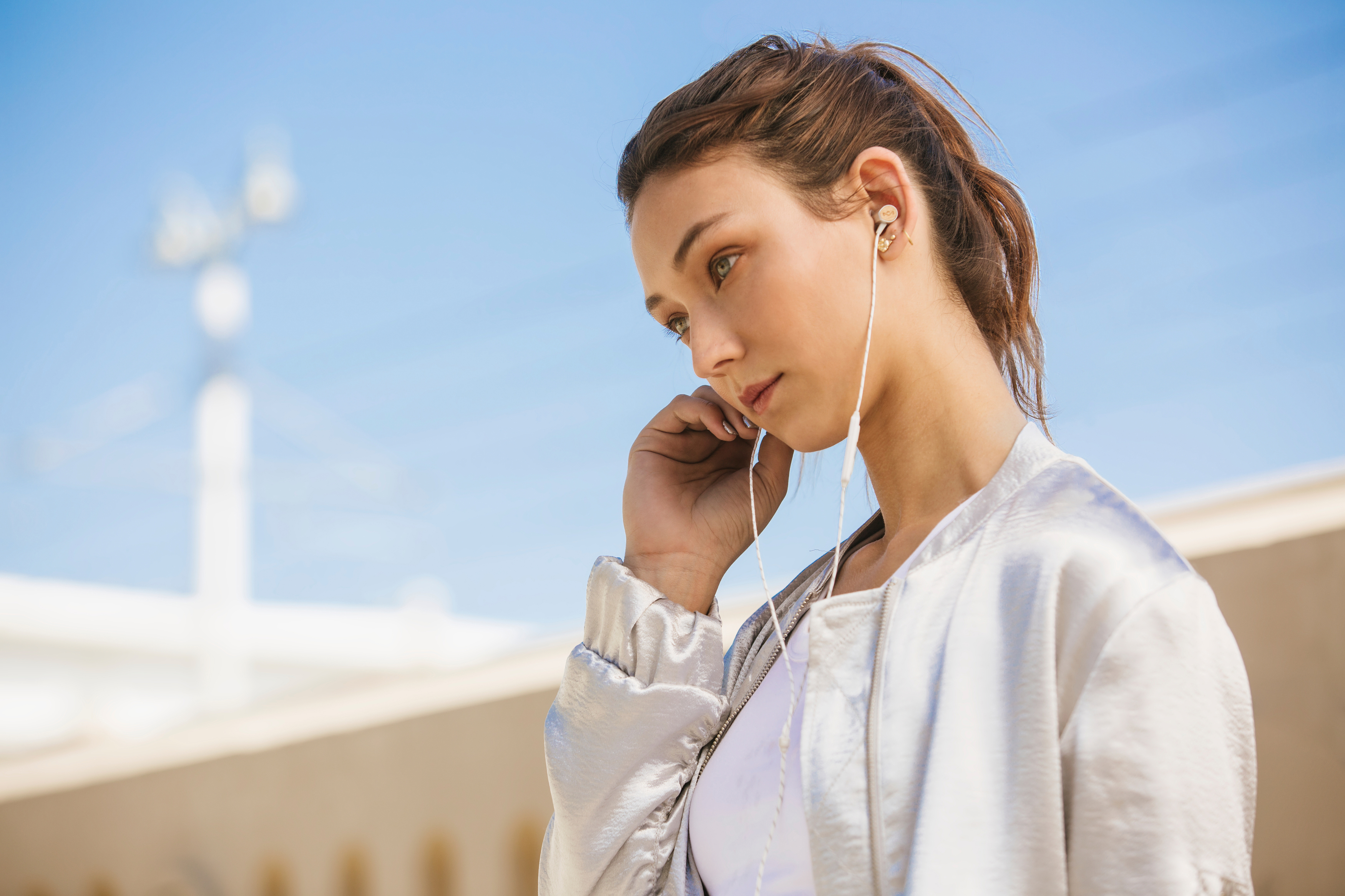 HOUSE OF MARLEY Uplift 2 - Auricolare (In-ear, Argento)