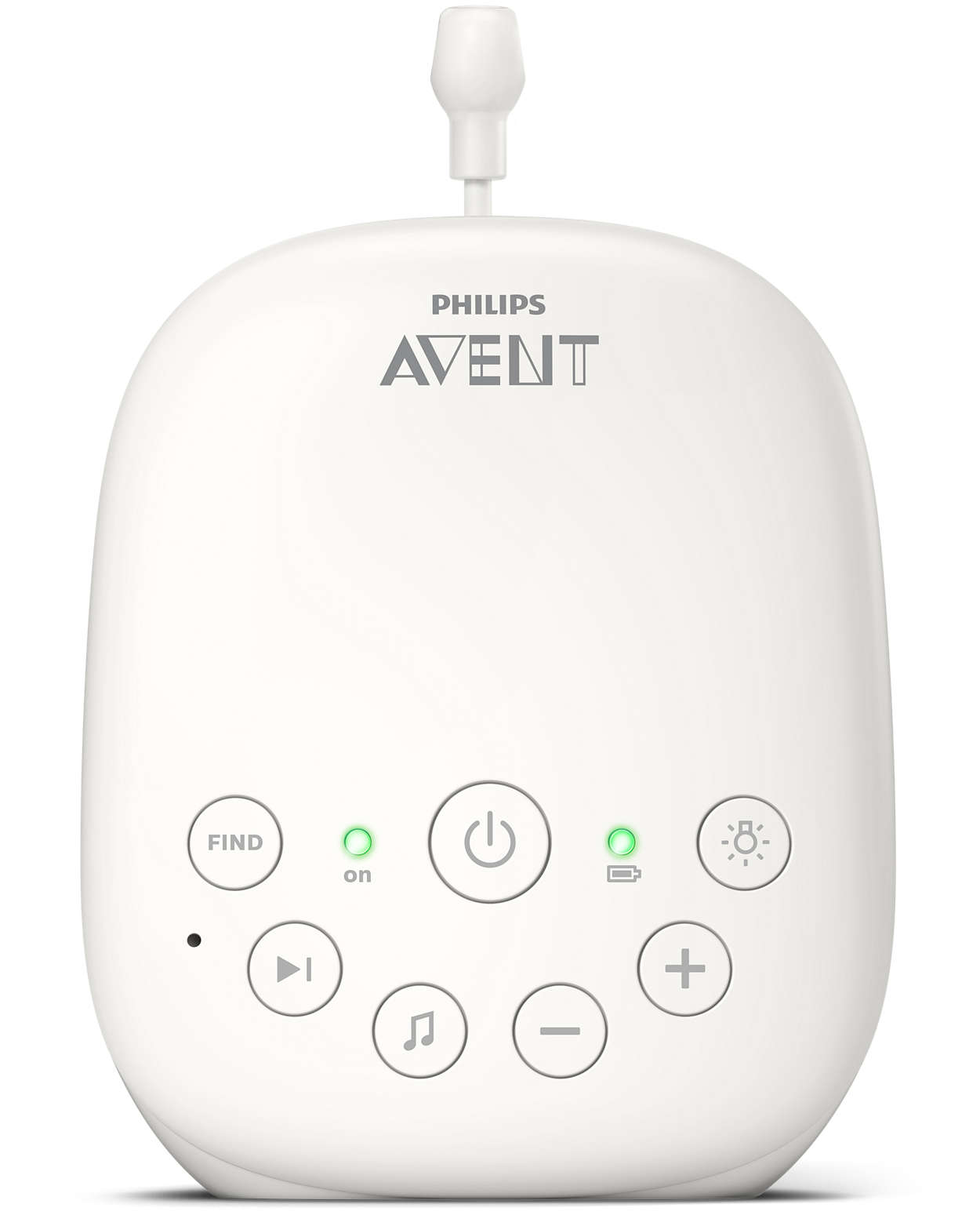 PHILIPS Babyphone SCD723/26 Avent mit Nachtruhe Modus und mit bis zu 330m Reichweite