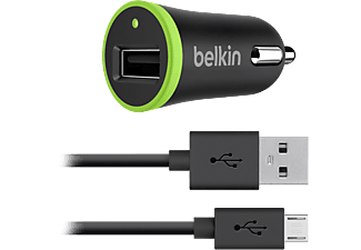 BELKIN fekete Univerzális MicroUSB autós töltő 1A (F8M711BT04 )