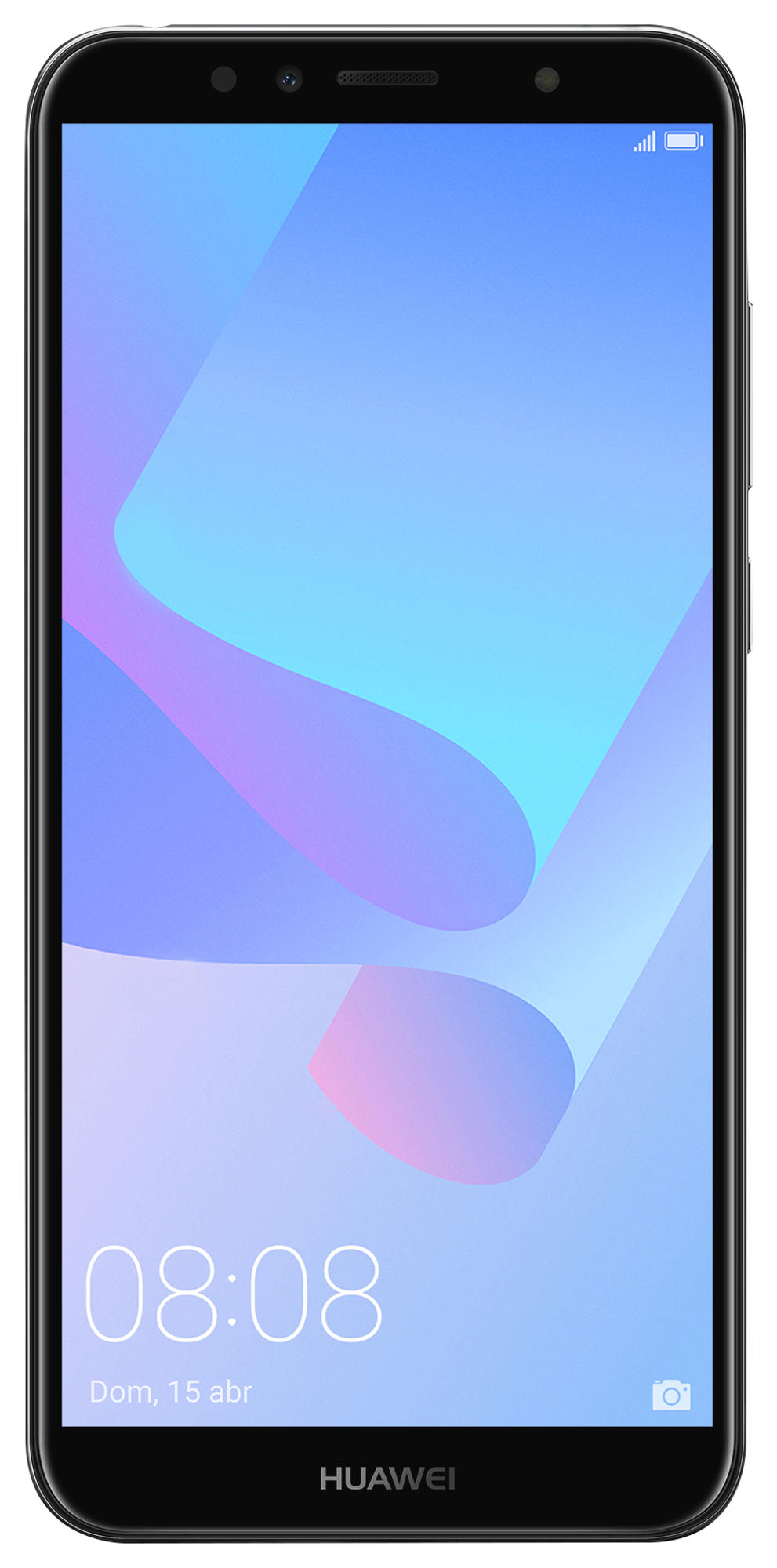 Móvil - Huawei Y6 (2018), Negro, 16 GB, 2 GB RAM, 5.7", Snapdragon 425, 3000 mAh, Android