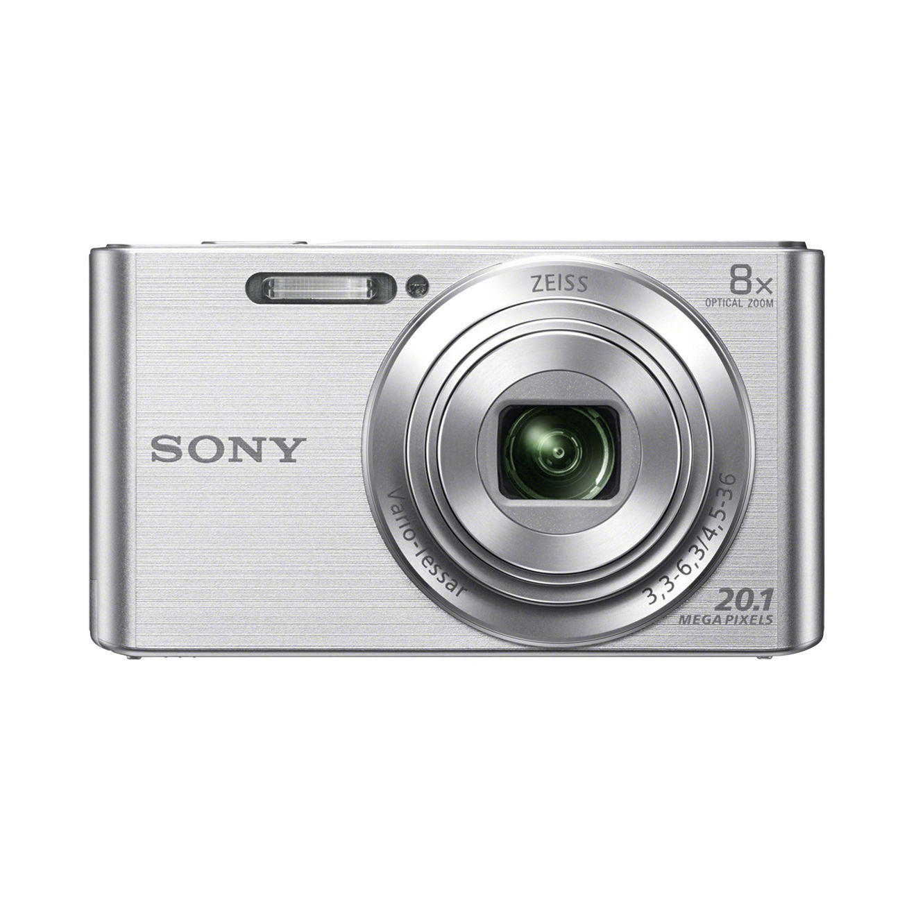 SONY Cyber-shot DSC-W830 Zeiss Digitalkamera Silber, 8x opt. Zoom, TFT-LCD, Xtra Fine