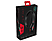STEALTH XP-Black Widow - Casque-micro de jeu/chat mono (Noir/Rouge)