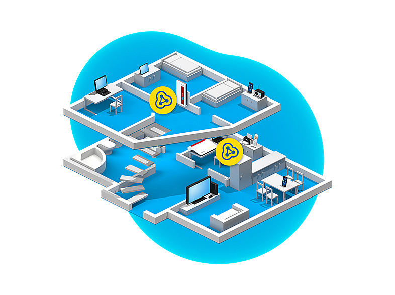 AVM FRITZ! Mesh Set 7590+1750 Mesh-Set 2533 Mbit/s
