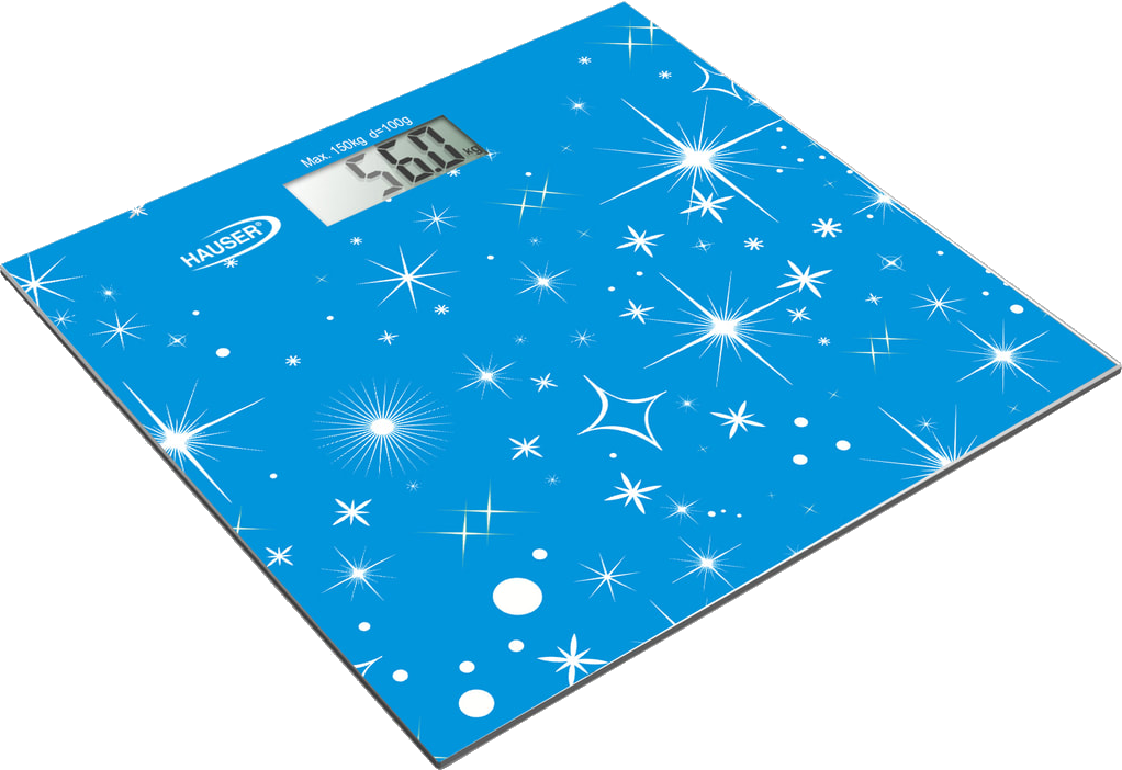 HAUSER DPS-204 B Személyi mérleg, kék