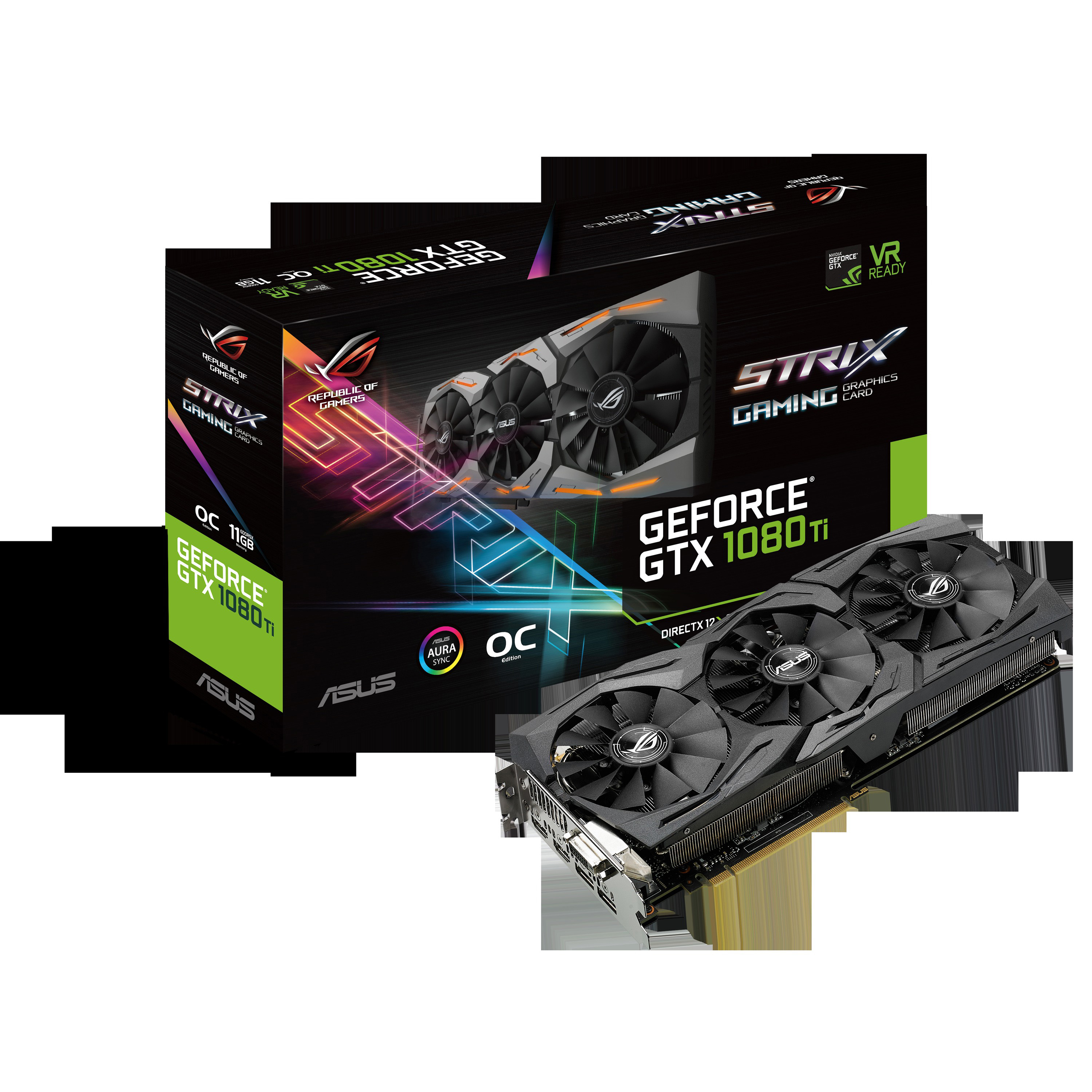 ASUS GeForce® GTX 1080Ti ROG Strix OC 11GB Gaming (NVIDIA, Grafikkarte)