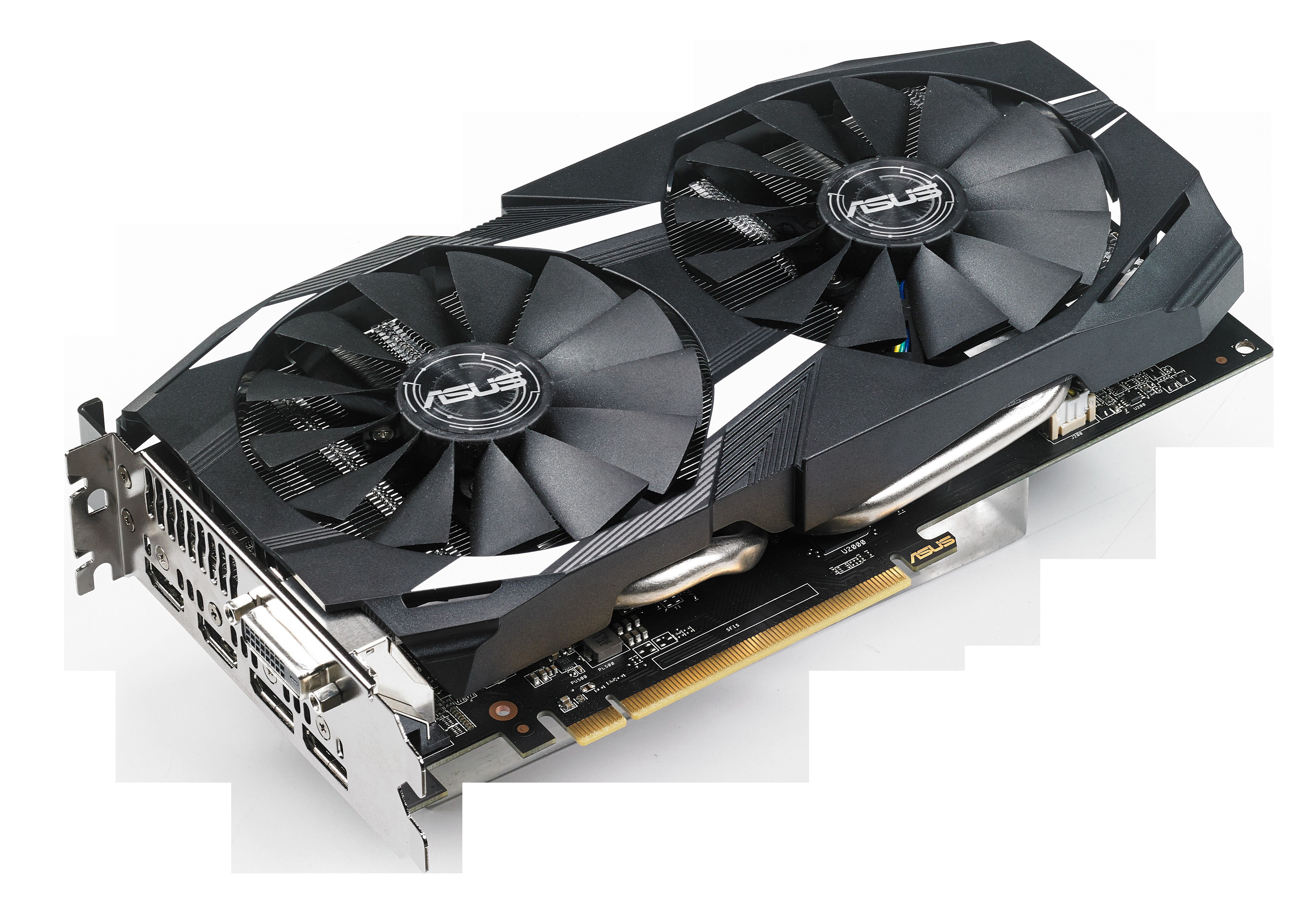 ASUS Radeon RX 580 Dual 4GB OC (AMD, Grafikkarte)