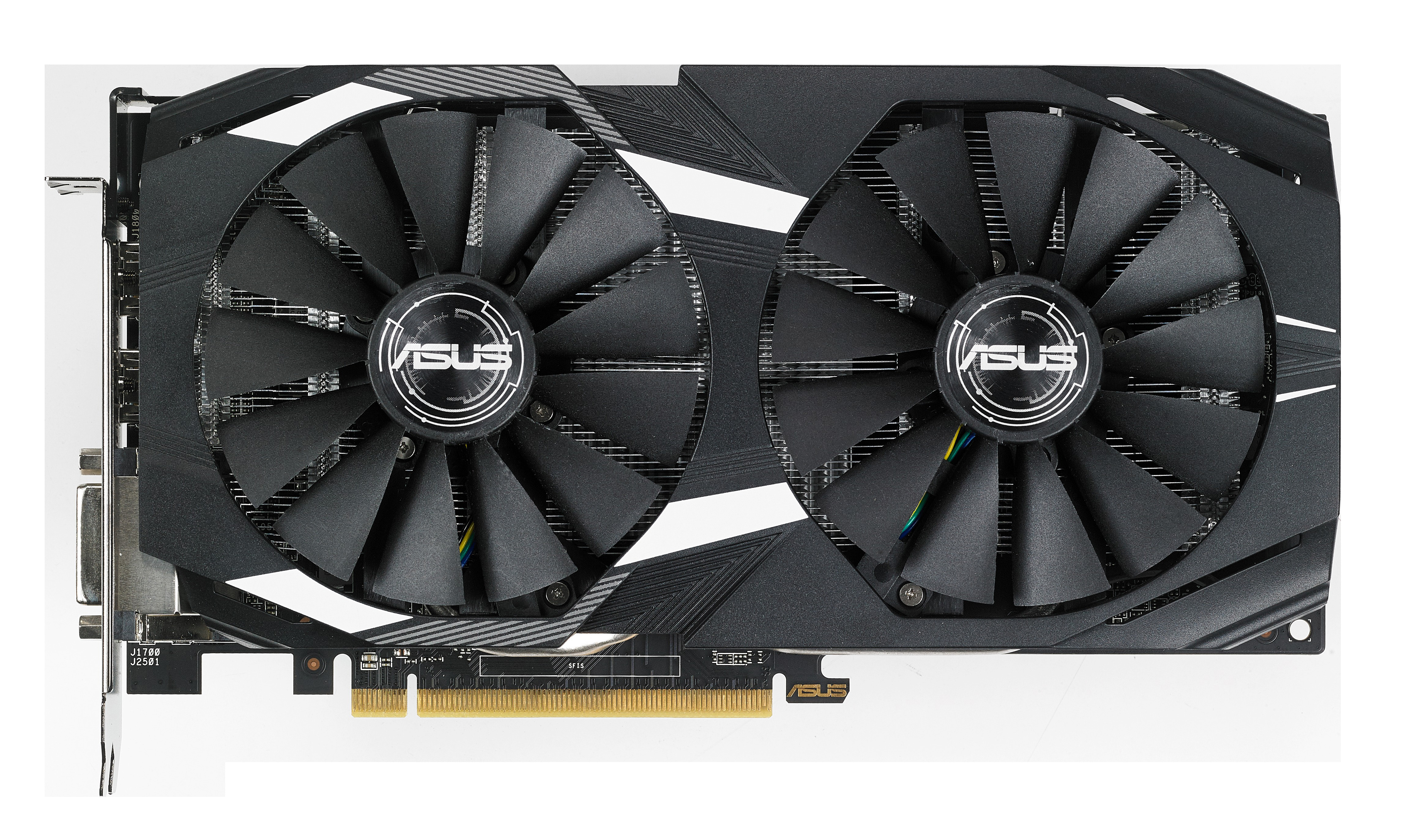ASUS Radeon RX 580 Dual 4GB OC (AMD, Grafikkarte)