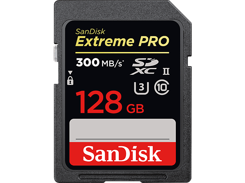 SANDISK Geheugenkaart Extreme Pro SDXC 128 GB Class 10 (173375)