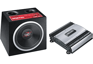 MAC-AUDIO XTREME AMP 2000+XTREME SUB 110R - Basspaket (Schwarz)