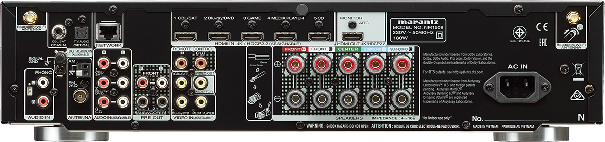 MARANTZ NR-1509 5.2 házimozi erősítő, fekete