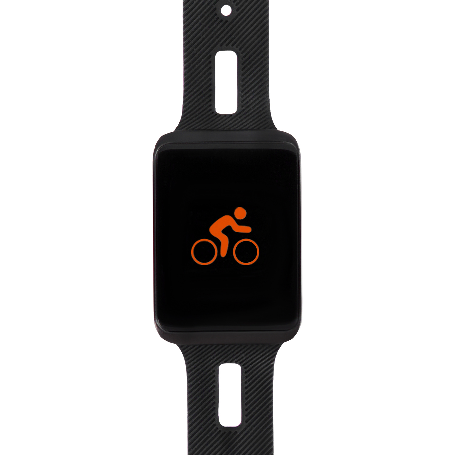 XLYNE X-WATCH XW FIT - DARK FIRE Fitness Tracker Metall Silikon, 20 mm, Gehäuse: schwarz, Armband: schwarz-rot