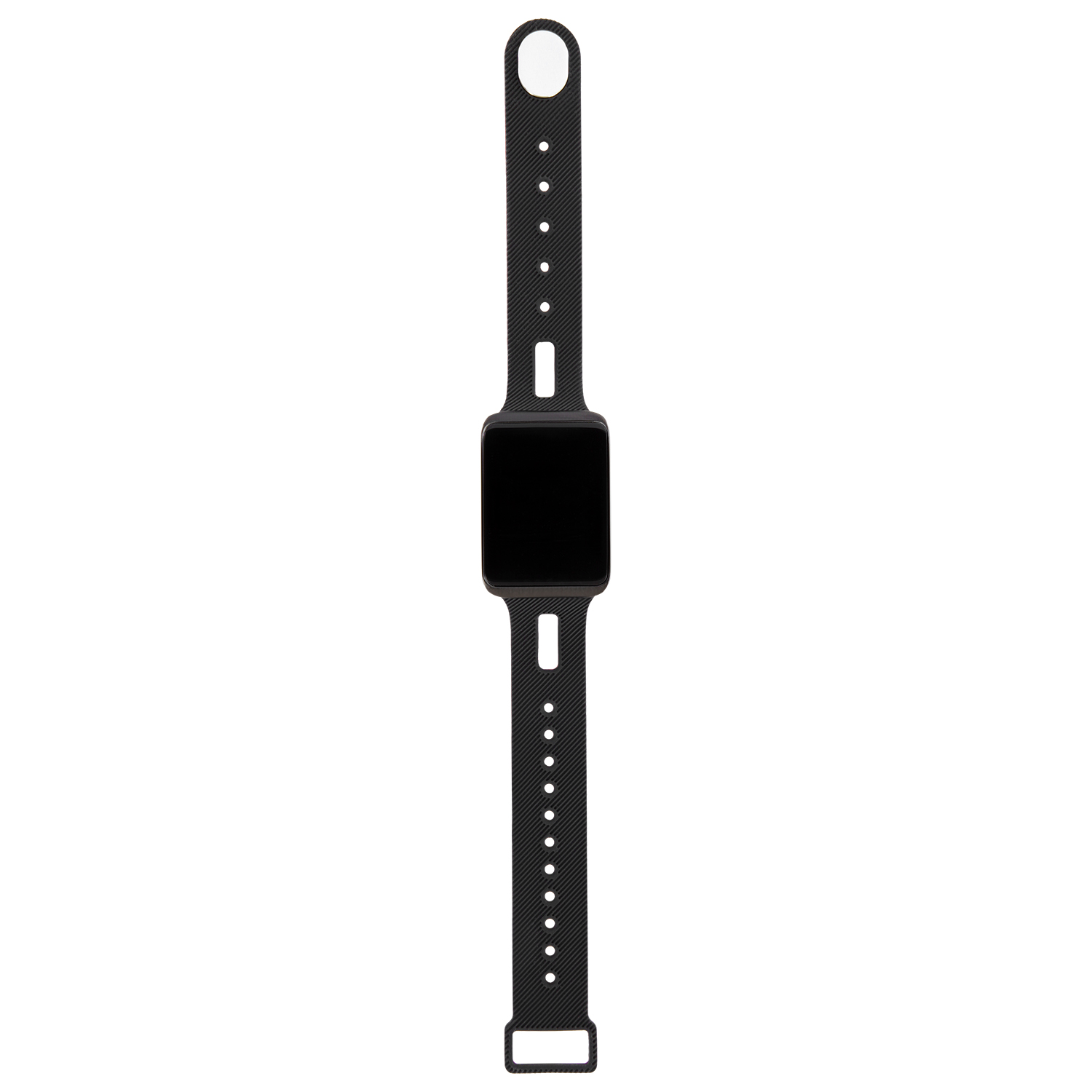 XLYNE X-WATCH XW FIT - DARK FIRE Fitness Tracker Metall Silikon, 20 mm, Gehäuse: schwarz, Armband: schwarz-rot