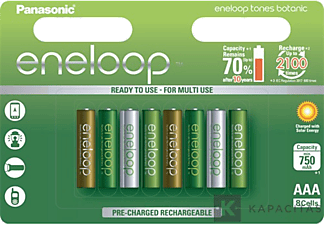 PANASONIC eneloop BK-4MCCE/8EE TONES BOTANIC AAA 750mAh Ni-MH akkumulátor