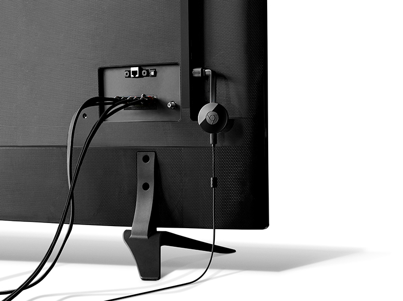 GOOGLE Chromecast 2. Generation Streaming Player, Schwarz