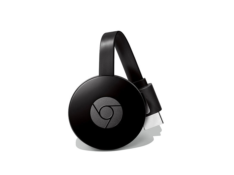 GOOGLE Chromecast 2. Generation Streaming Player, Schwarz