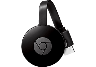 GOOGLE Chromecast 2. Generation Streaming Player, Schwarz