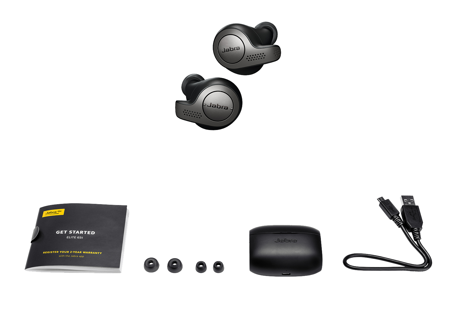 JABRA Elite 65T Zilver/ Zwart