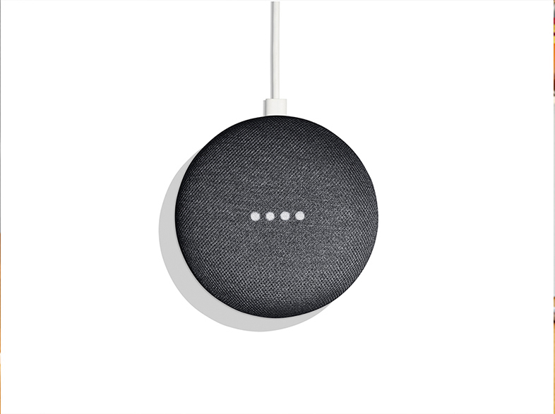 GOOGLE Home Mini Smart Speaker, Karbon