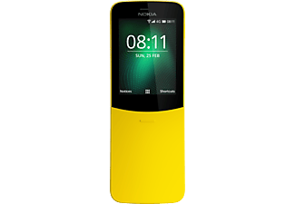 NOKIA 8110 4G Dual SIM sárga nyomógombos kártyafüggetlen mobiltelefon