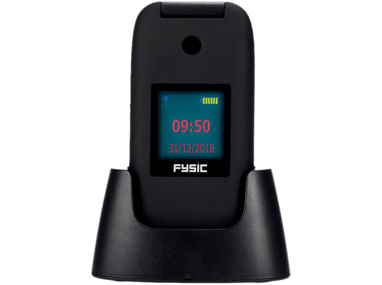 FYSIC GSM Senior Klap FM-9260 Zwart (FM-9260)