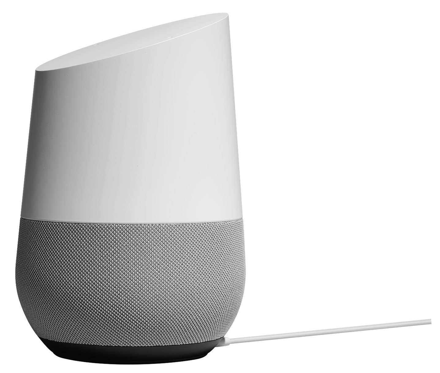 GOOGLE Home Smart Speaker, Weiß/Schiefer