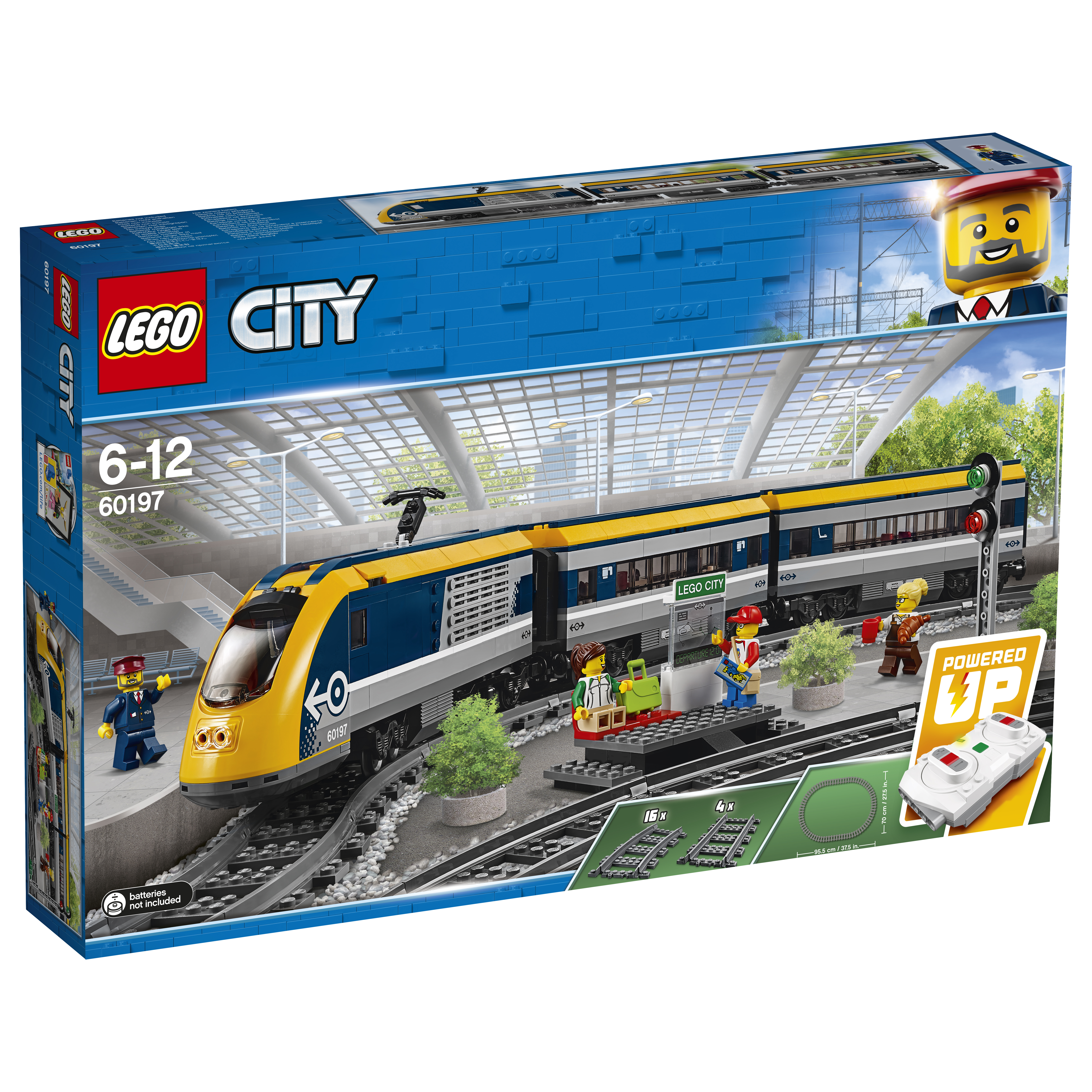 LEGO City 60197 Personenzug Bausatz, Mehrfarbig