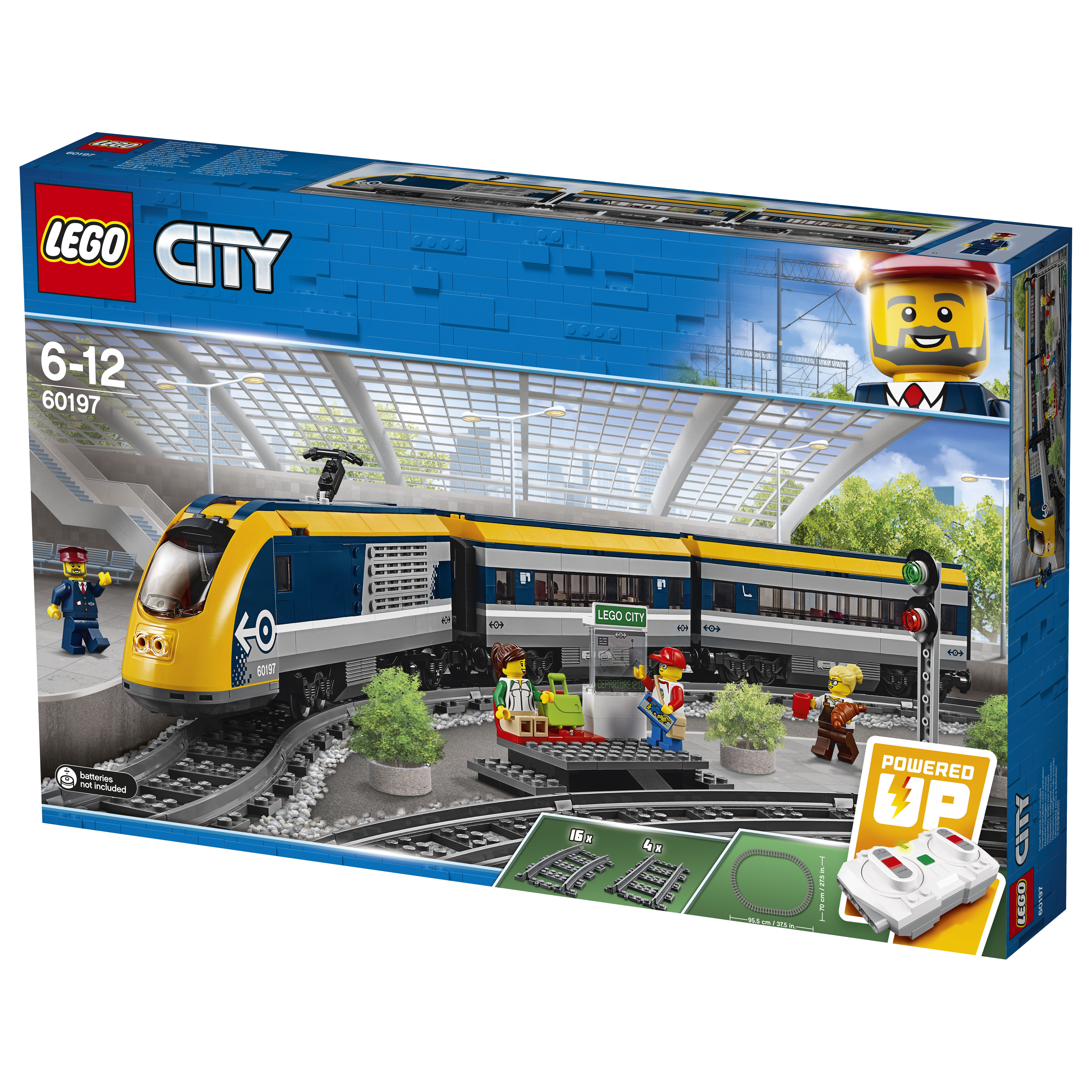 LEGO City 60197 Personenzug Bausatz, Mehrfarbig