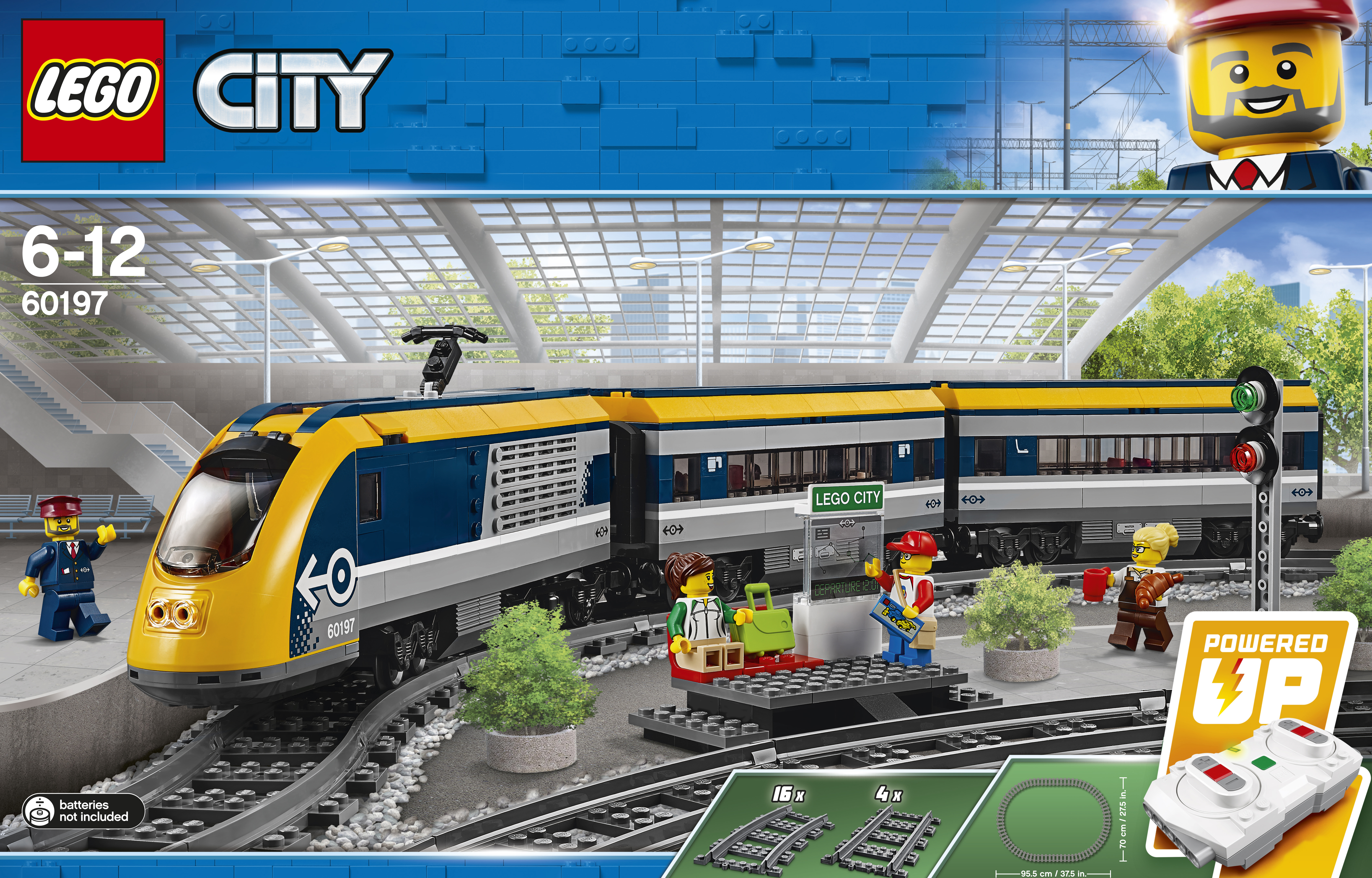 LEGO City 60197 Personenzug Bausatz, Mehrfarbig