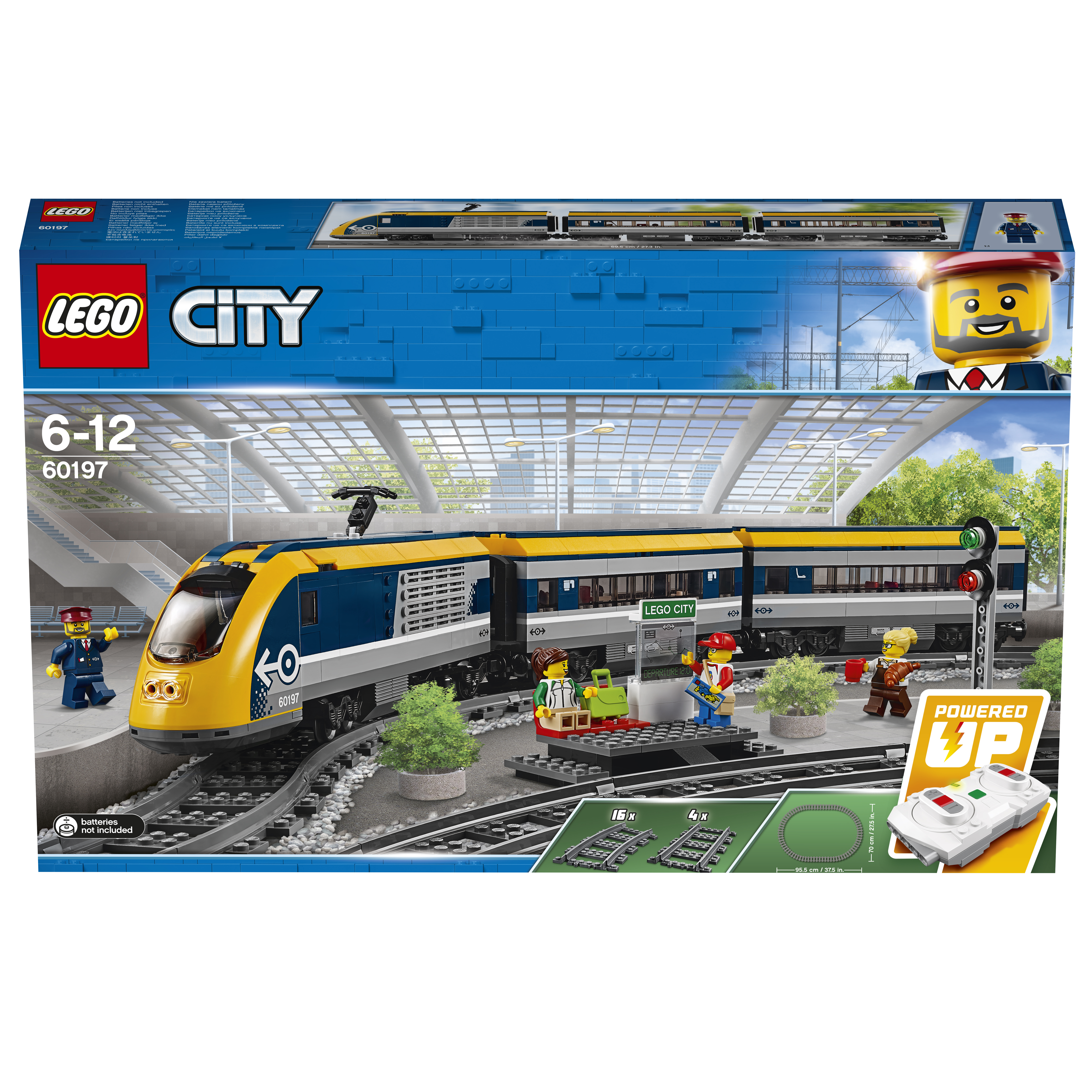 LEGO City 60197 Personenzug Bausatz, Mehrfarbig