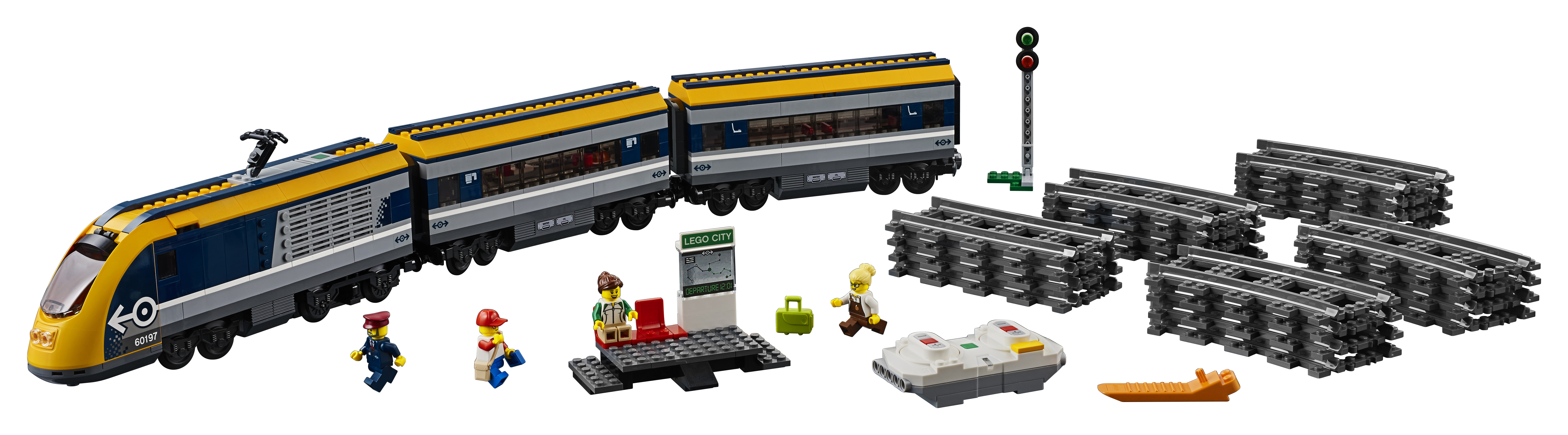 LEGO City 60197 Personenzug Bausatz, Mehrfarbig