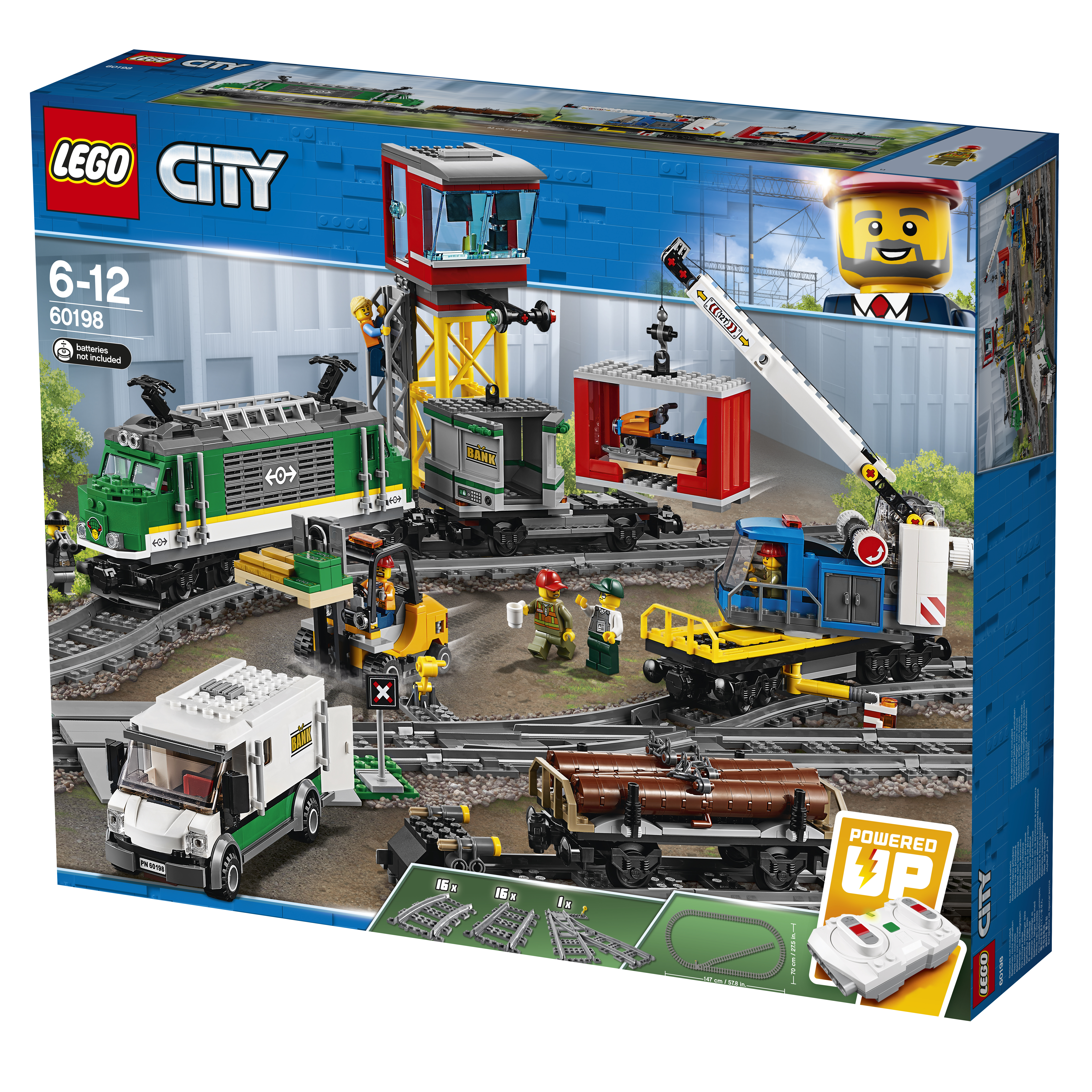 60198 Bausatz, Güterzug City Mehrfarbig LEGO